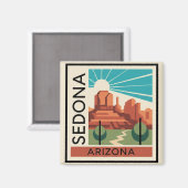 Sedona Arizona Reise Magnet (Vorderseite/Rückseite)