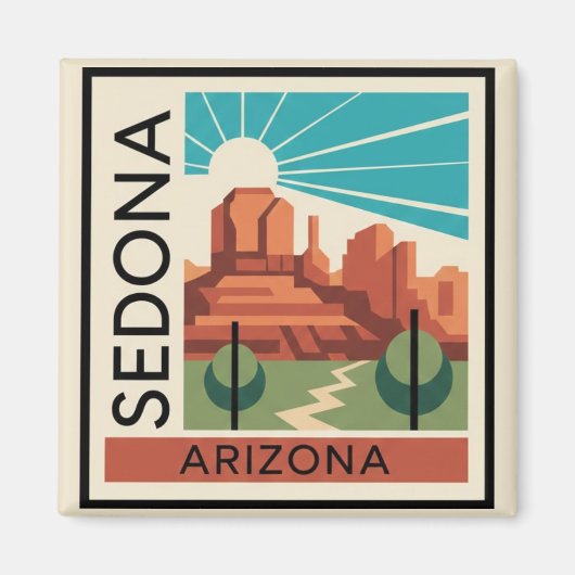 Sedona Arizona Reise Magnet (Vorne)