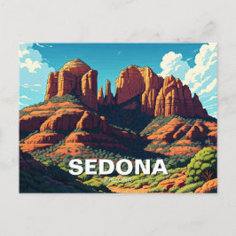 Sedona Arizona Reisen Rote Felsen Postkarte