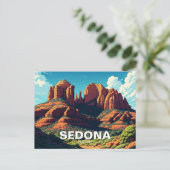 Sedona Arizona Reisen Rote Felsen Postkarte (Stehend Vorderseite)