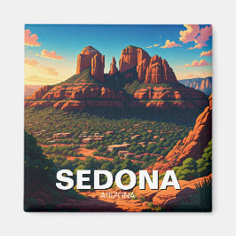 Sedona Arizona Reisen Rote Steine Vertical Magnet