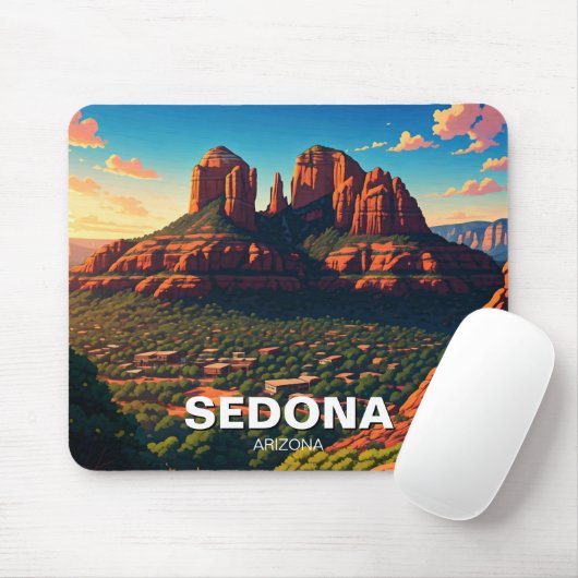 Sedona Arizona Reisen Vertical Mousepad (Mit Mouse)
