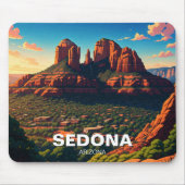 Sedona Arizona Reisen Vertical Mousepad (Vorne)