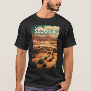 Sedona Arizona Retro Reise Kunst Vintage T-Shirt