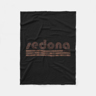 Sedona Arizona Retro Vintage verwittert Wandern Fleecedecke