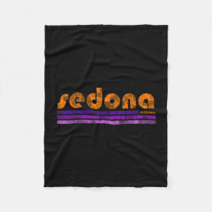Sedona Arizona Retro Vintage verwittert Wandern Fleecedecke