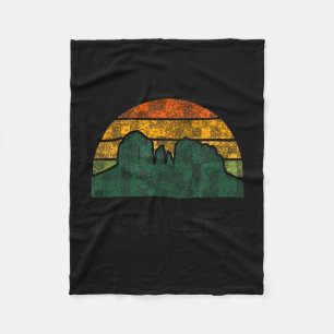 Sedona Arizona Retro Vintage verwittert Wandern Fleecedecke
