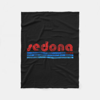 Sedona Arizona Retro Vintage verwittertes Wandern Fleecedecke