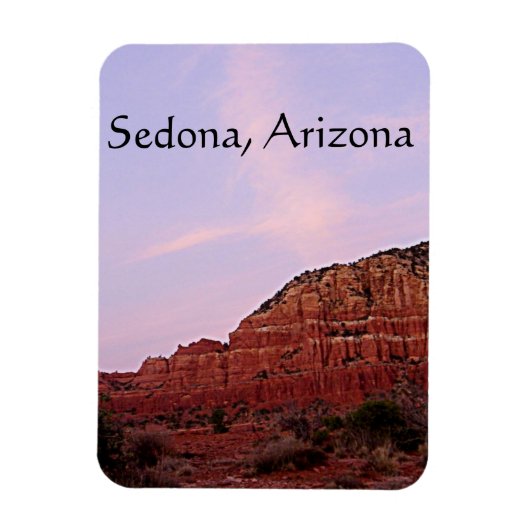 Sedona, Arizona, rote Felsen Magnet (Vertikal)