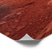 Sedona Arizona Rote Felsen Natur Schöner Sonnenunt Poster (Ecke)