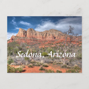 Sedona Arizona rote Felslandschaft Postkarte