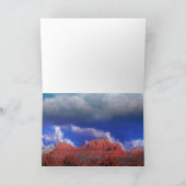 SEDONA ARIZONA Roter Rock Sunset Karte (Innenseite)