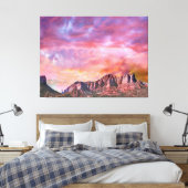 SEDONA ARIZONA Roter Rock Sunset Leinwanddruck (Insitu (Schlafzimmer))