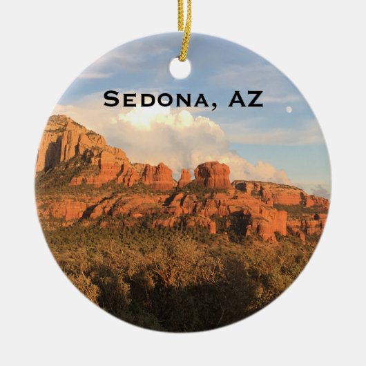 Sedona Arizona Rotes Meer Keramik Ornament (Vorne)