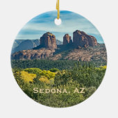 Sedona Arizona Rotes Meer Keramik Ornament (Hinten)