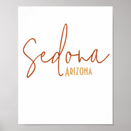 Sedona Arizona Souvenir Poster