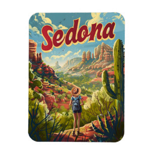 Sedona Arizona Vintag Magnet