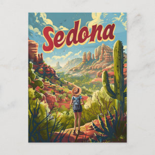Sedona Arizona Vintag Postkarte