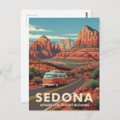 Sedona Arizona Vintages Retro Postkarte (Vorne/Hinten)