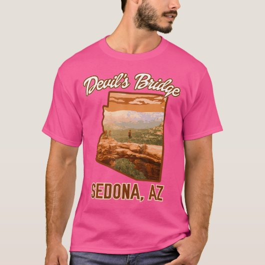Sedona Arizona Wandern im Val Piora T-Shirt (Vorderseite)