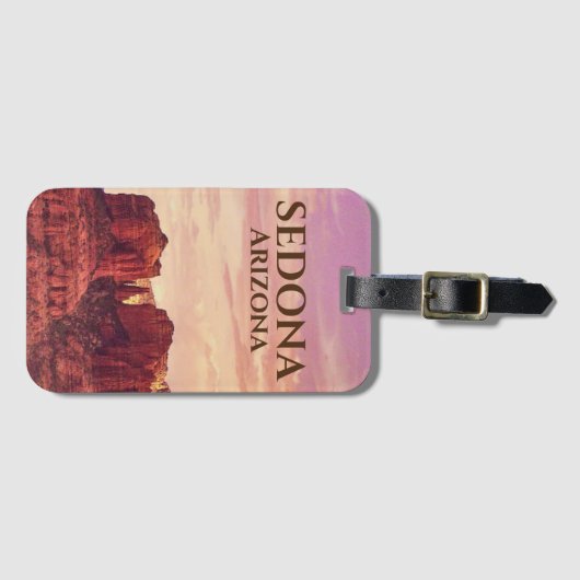 Sedona Arizona Wüste Foto Landschaft Gepäckanhänger (Vorderseite (Horizontal))
