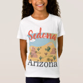 Sedona Arizona Wüste, Mädchen T-Shirt (Vorderseite)