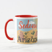 Sedona Arizona Wüsten-Illustration Tasse (Links)