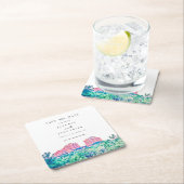 Sedona Arizona Wüstengebirge Save the Date Rechteckiger Pappuntersetzer (Vor Ort)