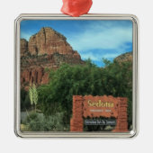 Sedona Arizona Zeichen Ornament Aus Metall (Vorne)
