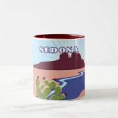 Sedona, Arizona Zweifarbige Tasse (Mittel)