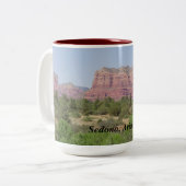 Sedona, Arizona Zweifarbige Tasse (Vorderseite Links)