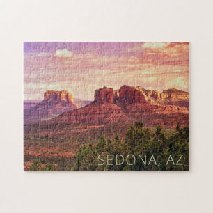 Sedona AZ Puzzle   Arizona Wüstenuntergang