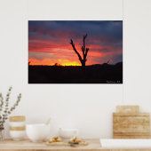 Sedona, AZ. Sonnenuntergang Poster (Küche)