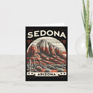 Sedona Az Wandern im Freien Berg Sedona Usa Retr Karte