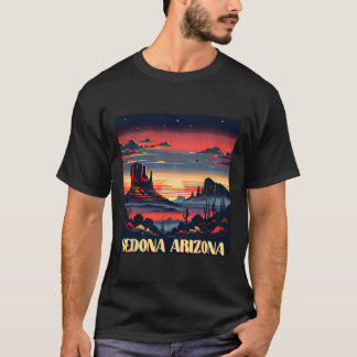 Sedona Az Wandern Outdoor Berg Sedona USA Retro T-Shirt