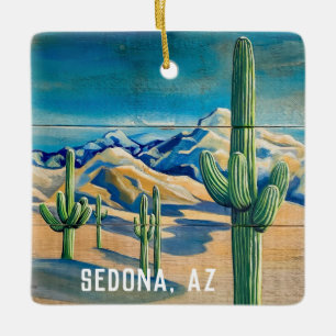 Sedona, AZ Wüste Weihnachten Keramikornament