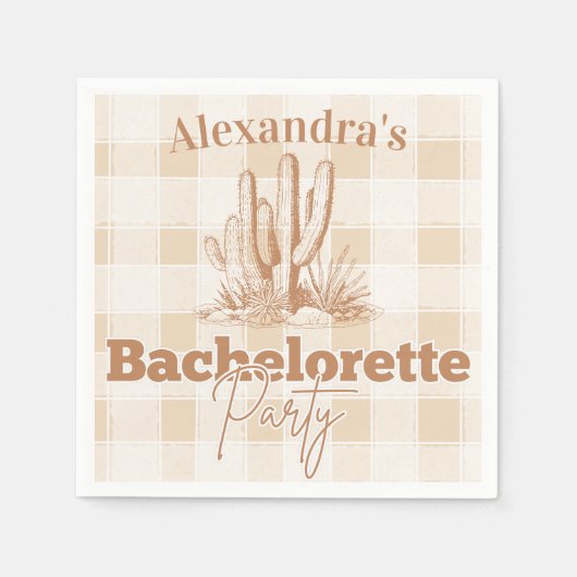 Sedona Bachelorette Serviette (Vorderseite)