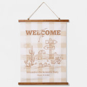 Sedona Bachelorette Wandteppich Mit Holzrahmen (Vorderseite)