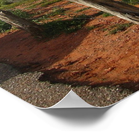 Sedona - Bell Rock Poster (Ecke)