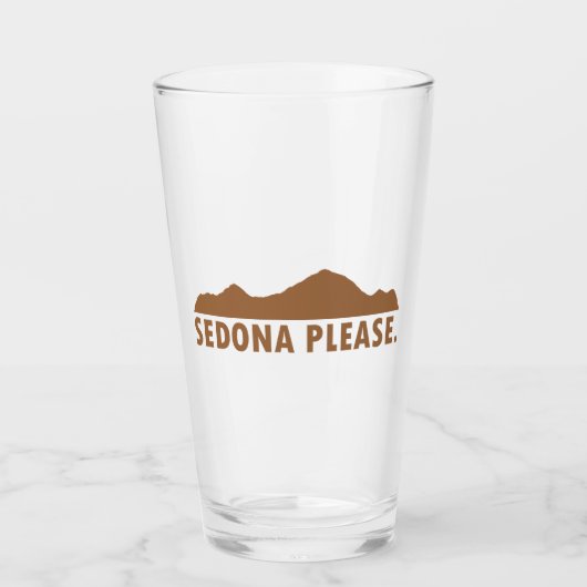 Sedona Bitte Glas (Vorderseite)