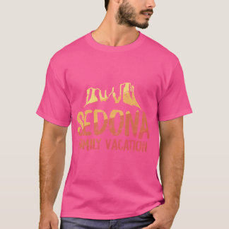 Sedona-Familienurlaub-Shirt Arizona Red Rocks Wand T-Shirt