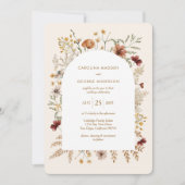 Sedona Garden Arched Wedding Einladung (Vorderseite)
