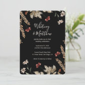 Sedona Garden Wedding Einladung (Stehend Vorderseite)