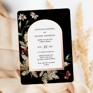 Sedona Garden Wedding Foil Einladung