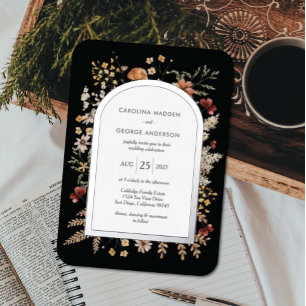 Sedona Garden Wedding Foil Einladung
