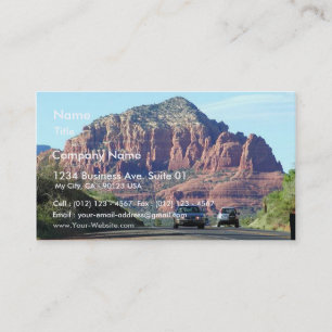 Sedona Gebirgsauto-Straße Visitenkarte