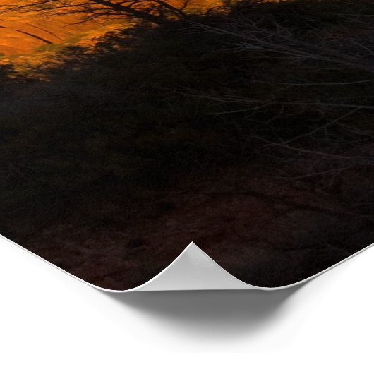 Sedona Moon Glow Poster (Ecke)