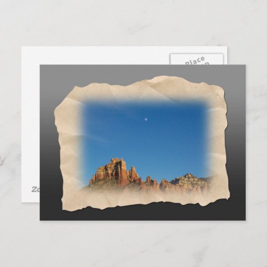 Sedona Moon Postkarte (Vorne/Hinten)