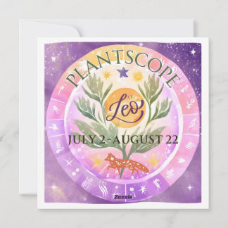 Sedona Pflanze Company Plantscope: Leo Feiertagskarte