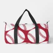 Sedona Red Baseball Muster Screwball Grafiken Duffle Bag (Vorderseite)